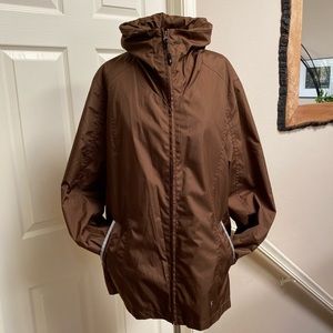 DANSKIN Brown Windbreaker Jacket XL
